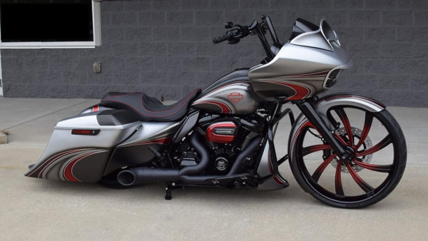 ABGASANLAGE  "THE MONSTER" TURNOUT AUSPUFFANLAGE FÜR TOURING 95-06 MIT EG ABE